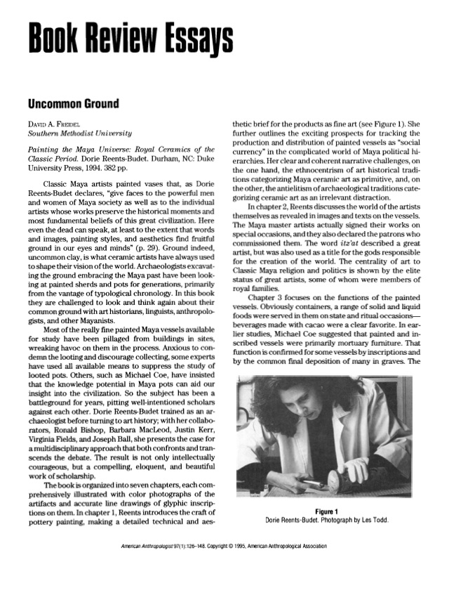 Portada: Book Review Essays: Uncommon Ground